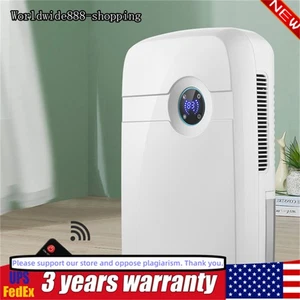 New Home Dehumidifier 2500ml Quiet Small Portable Dehumidifiers Remote 10-20?O