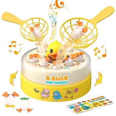 BDUCK+ Board Games for Toddlers, Kids Toys Jumping Ducks Game for Kids 4-8, 2 Pl
