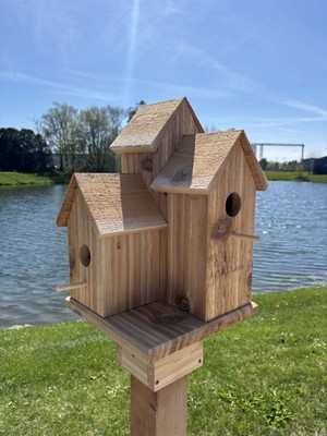 CEDAR BIRDHOUSE - BIRDOMINIUM1(1-3/4 )