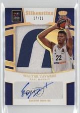 2024 Crown Royale EuroLeague Silhouettes Prime 7/25 Edy Tavares Walter Auto 3d3