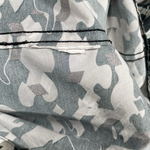 511 Tactical Shirt Mens L Black White Camo Lightweight Outdoor Snap Button Up - Picture 7 of 8