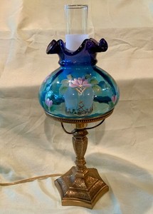 Fenton Electric Lamp | eBay
