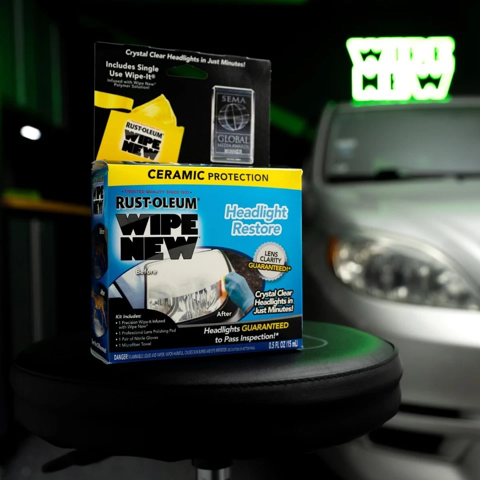 Rust-Oleum HDLCAL Wipe New Headlight Restore, 0.5 FL OZ Foto 4 de 4
