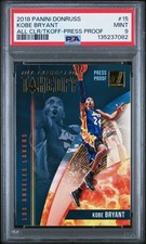2018 PANINI DONRUSS ALL CLEAR FOR TAKEOFF PRESS PROOF #15 KOBE BRYANT PSA 9