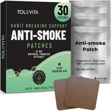 Anti-Smoke Herbal Patches 21 Mg  Quit Smoking Patches to Help Reduce Cravings 