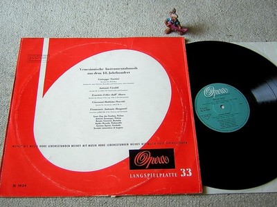 VIVALDI TARTINI.. Venetianische Instrumentalmusik d. 18. Jh. GER STEREO LP OPERA