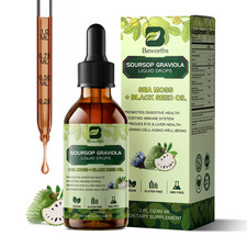 Soursop Graviola Extract Vegan Liquid Drop Supports Digestiion Immune Boost
