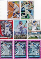 8- MAX MUNCY  2020-22 TOPPS/PANINI HOLO/FIREWORKS/REFRACTOR/INSERT CASRDS