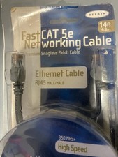 Belkin Fast CAT5e Networking Ethernet Cable RJ45 Male/Male 14 FT 4.2 M 350 MHz 