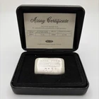 Engelhard 3 oz .999 Fine Silver Cast Bar with COA & Box