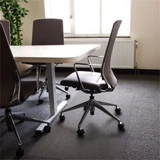 Advantagemat Vinyl Rectangular Chair Mat for Carpets up to 1/4" - 48" x 79"