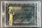 MICHAEL JORDAN 2013-14 UPPER DECK EXQUISITE #D-MJ DIMENSIONS ON-CARD AUTO UNC