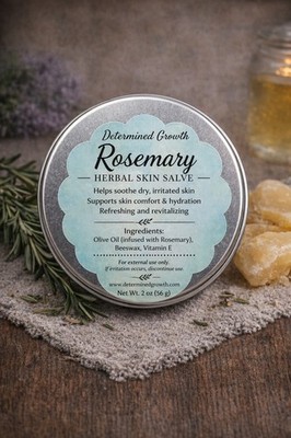 Rosemary Herbal Salve   Soothing Skin & Scalp Repair Support