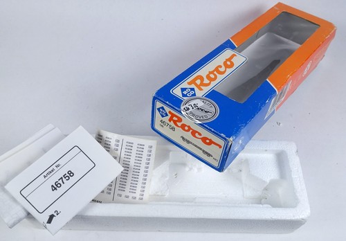 ROCO 46758 LEERKARTON Schwerlastwagen beladen Güterwagen H0 OVP Leerverpackung ! | Zustand: Gebraucht