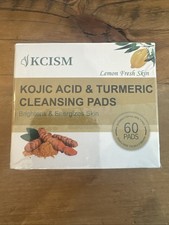 Kojic Acid and Turmeric Cleansing 60 Face Pads Turmeric Cleansing Pads Exp 3/28