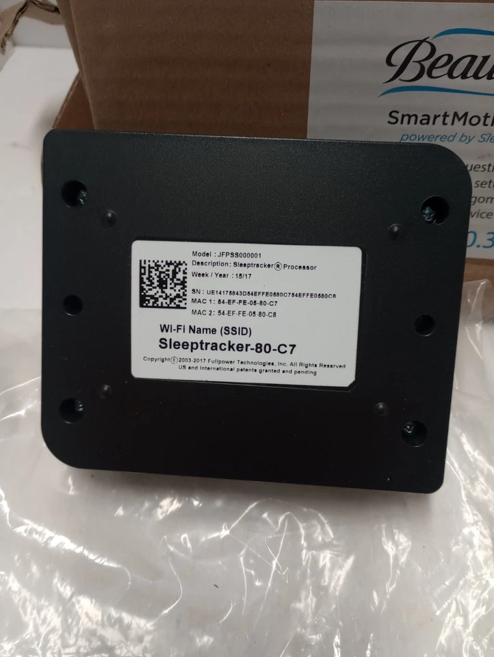 Nuevo procesador BeautyRest SmartMotion Base Sleeptracker con alimentación JFPSS000001 Foto 3 de 4
