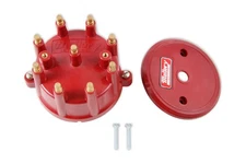 Mallory 208M Cap, 8 Cylinder Distributor, Screw Down