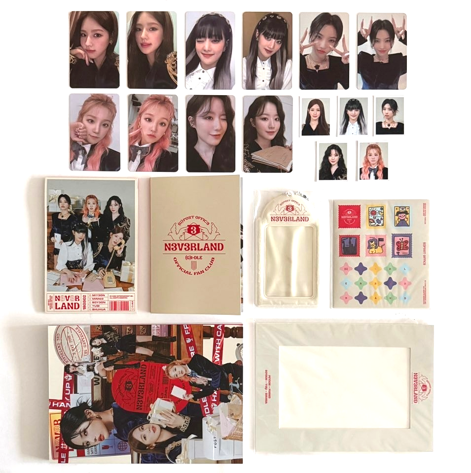 G)I-DLE IDLE 3rd Official Fanclub NEVERLAND Membership Kit