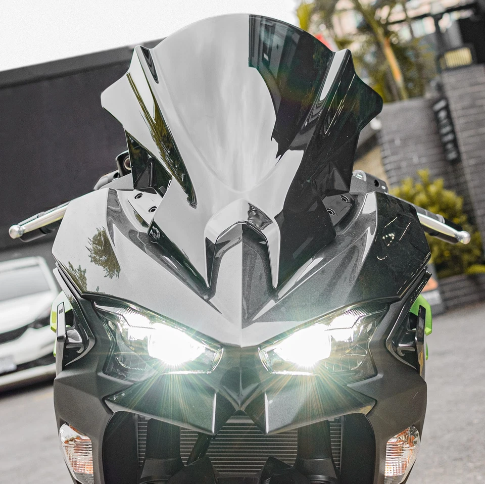 WOLFLINE Motorcycle Aerodynamics Windshield For Kawasaki Ninja 500 2024-2025 Foto 2 de 4