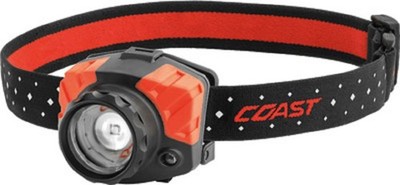 Coast LED Kopflampe FL85 mit Rotlicht fokussierbar, inkl. Batterien 540 Limen