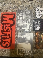 Misfits vintage Lot postcards Tour Patch Sticker American Psycho 1990’s Original