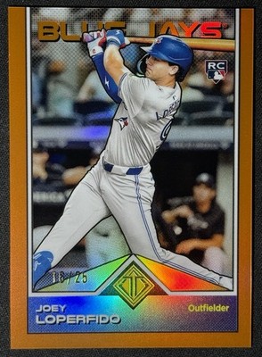 2024 Topps Trancendent Collection Rookie Orange /25 Joey Loperfido Blue Jays