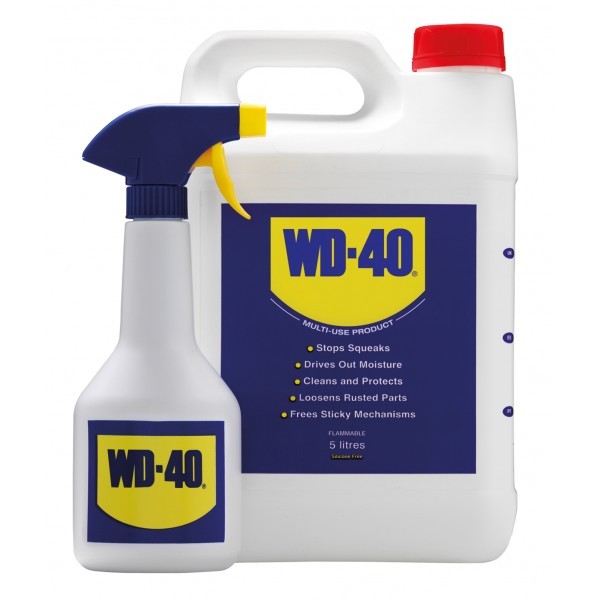WD-40 Multi-Use Product Lubricant Spray, 5L Refill, Commercial & Fleet Use | WD-40 5 Litre Lubricant Refill, Decant Into Spray Applicators, Suitable For All Commercial & Fleet Maintenance Operations - Image 3