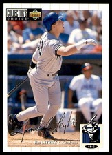 1994 Collector's Choice Silver Signature #453 Jim Leyritz - New York Yankees