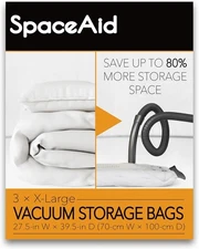 Jumbo Vacuum Storage Bags, Space Saver Sealer Compression Bags for Comforters, B