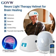 1070nm Near Infrared Light Therapy for Parkinson Anxiety Rehabilitation Helmet