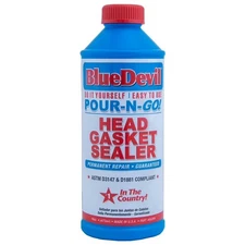 BlueDevil Head Gasket Sealer  Pour-N-Go NEW 16 Oz Bottle 