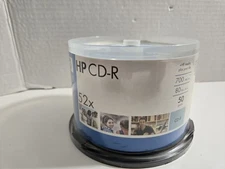 HP 52x 700MB 80-Minute CD-R Media - 50 Pack  Spindle - BRAND NEW SEALED!