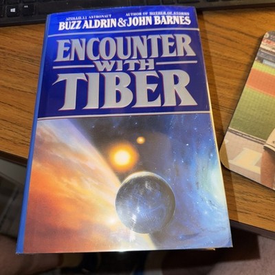 Signed 1st  Ed  Encounter With Tiber Buzz Aldrin Rare Apollo Landing Date Inscri