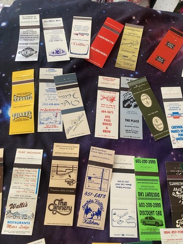 Lot Of 350 Matchcovers Matchbook Covers 20 Strike Misc US Locations Hotels Etc - Picture 18 of 24