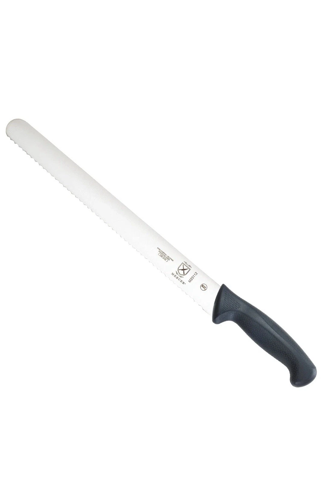 Mercer Culinary M23113 Millennia Black Handle 16-Inch Wavy Edge Cake Slicer