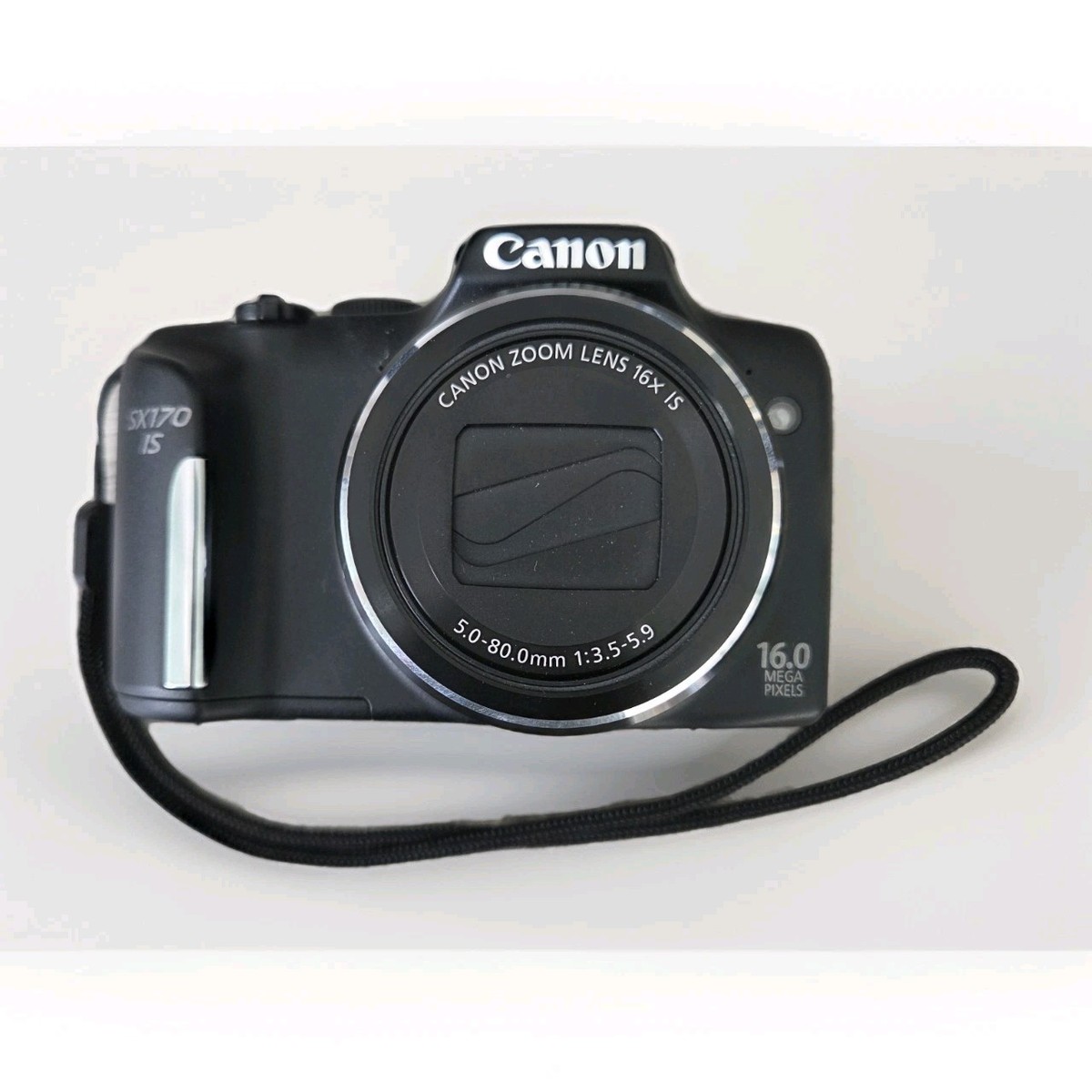 Canon PowerShot SX170 IS 16.0MP Digital Camera - Black for sale 