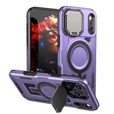 For iPhone 17 Pro Max 16 15 14 13 12 11 Magnetic Ring Stand Rugged Phone Case