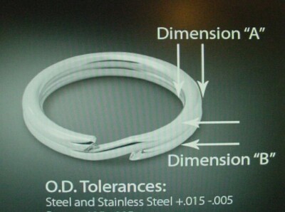 Anelli Spaccati Acciaio Inox Resistenti Alla Corrosione Per Pesca - Foto 6