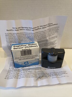 X10 Eagle Eye Motion Sensor (Outdoor) NEW Model MS14A