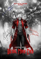 Devil May Cry  3 Members Cast  Autograph Photo RP TV Serie Poster