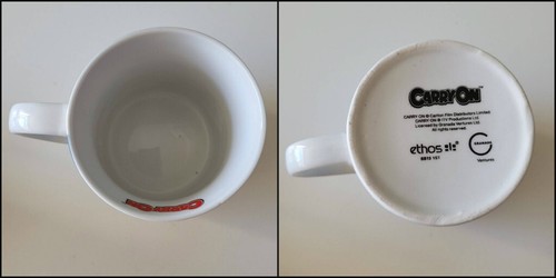 Set of 4 Ethos for Granada TV Carry On themed mugs, iconic British comedy - Picture 3 of 9