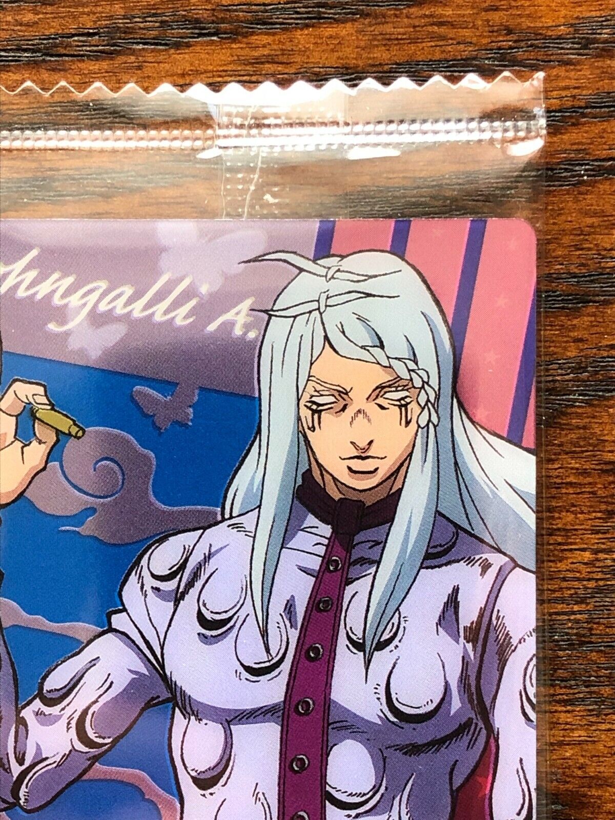 JoJo's Bizarre Adventure Part 6 Stone Ocean Wafer Card Jotaro Kujo BANDAI #1