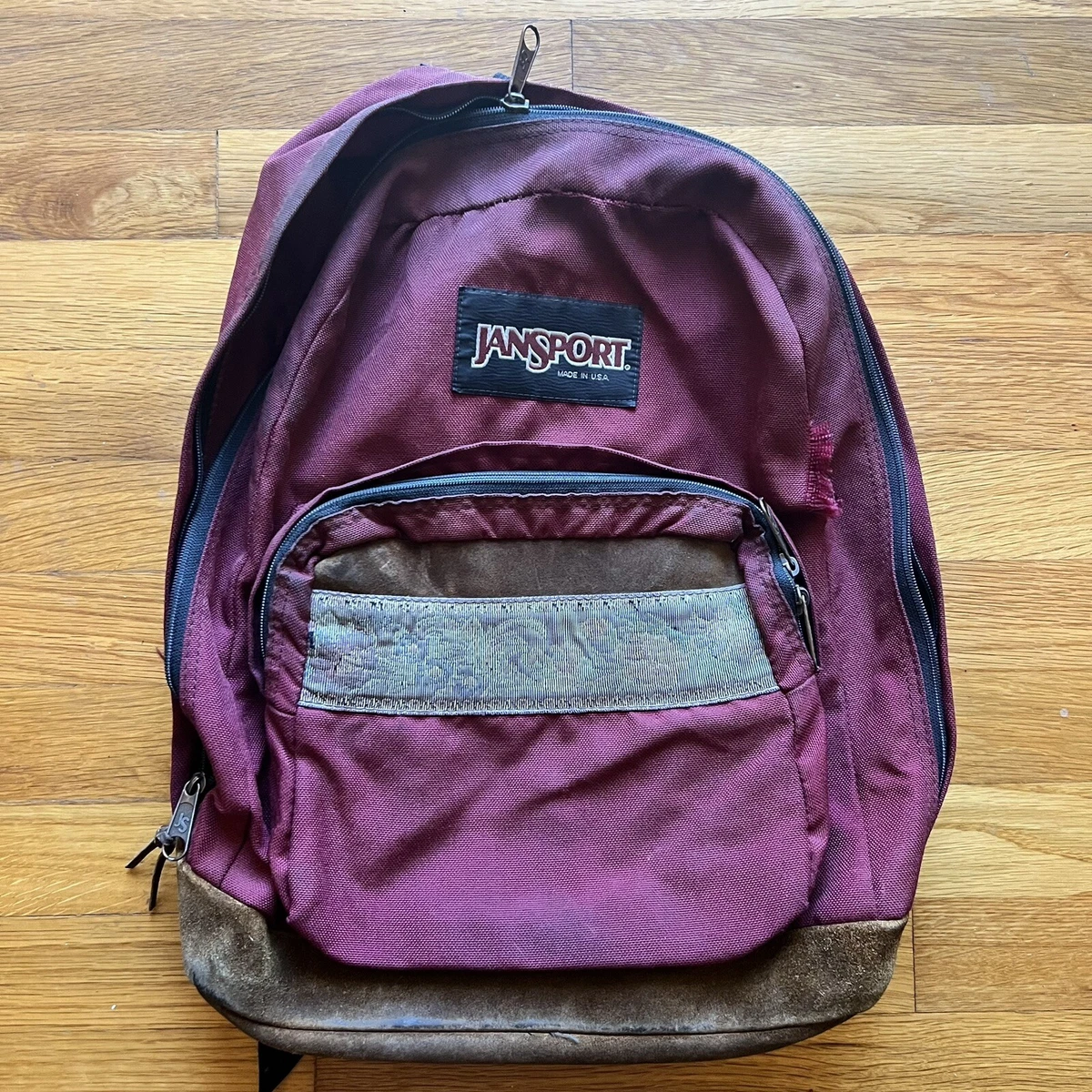 Burgundy jansport backpack cheap