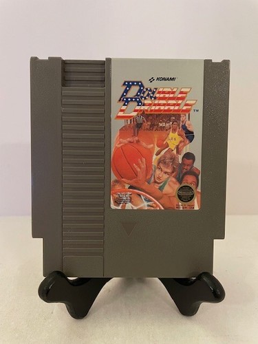 Double Dribble (Nintendo NES, 1987) Cleaned Tested Working