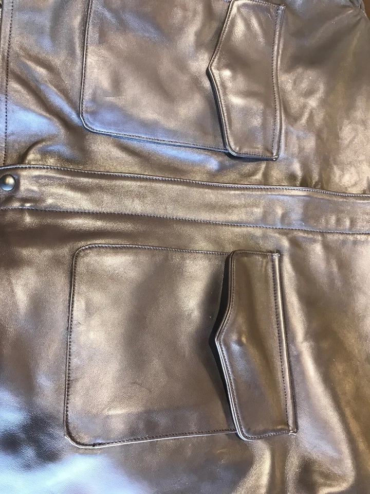 Chaqueta de cuero de piel de cordero Indiana Jones Raiders talla 42 Foto 4 de 4