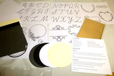 We R Memory Keepers-Foil Quill kit for foiling pens Stencils Traceable sheets