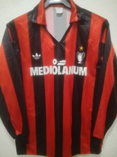 AC MILAN 1991-1992 Mediolanum camiseta shirt trikot maillot maglia adidas
