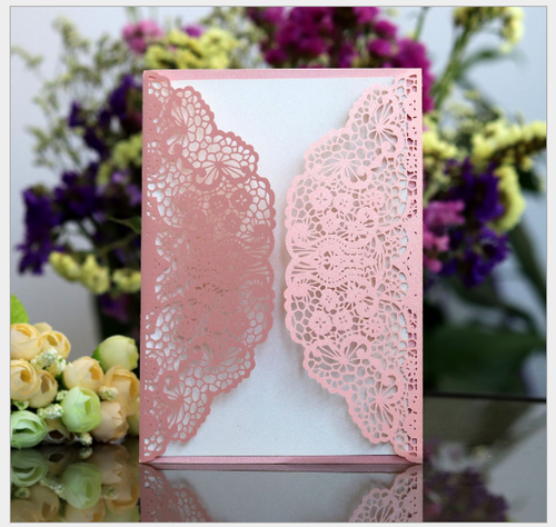 10PCS Laser Cut Wedding Party Invitation Card Wedding Birthday Engagement - 第 25/34 張圖片