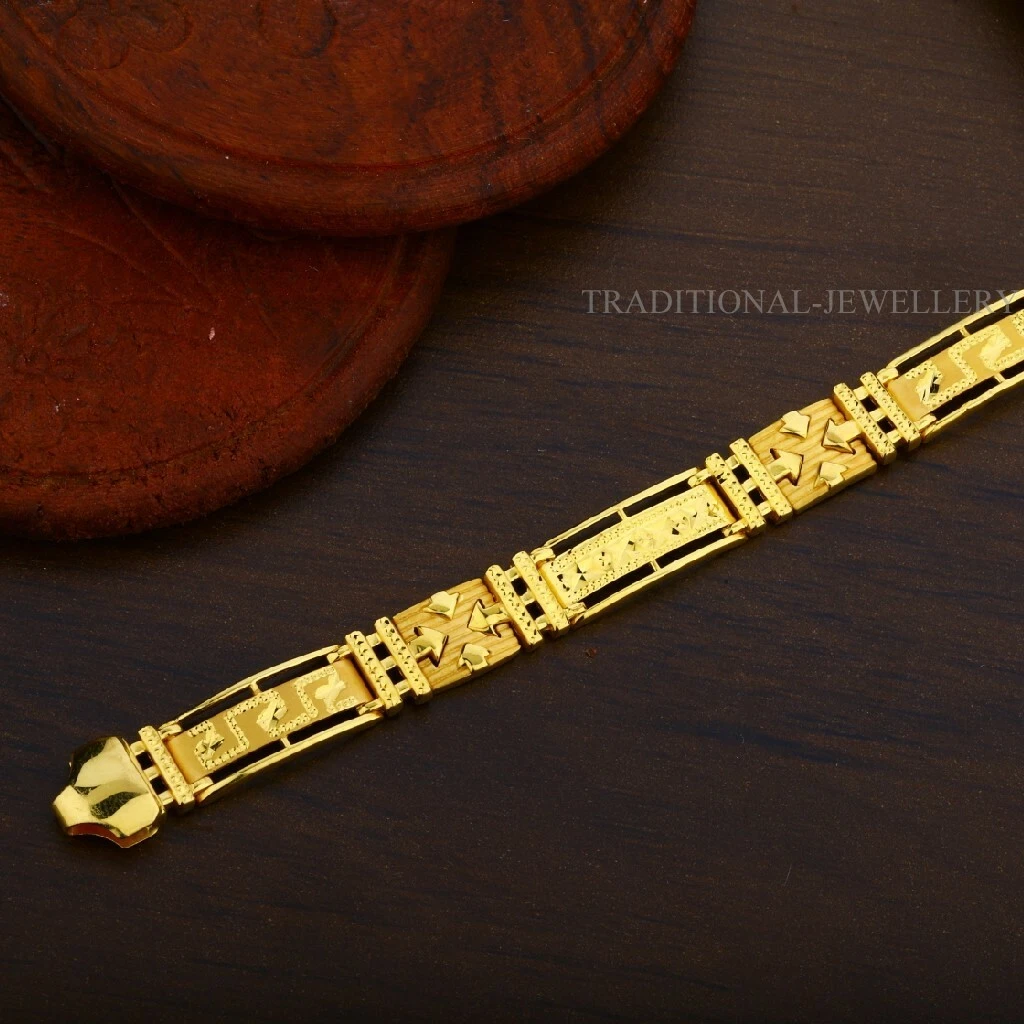 Bracelet gold designs for best sale mens