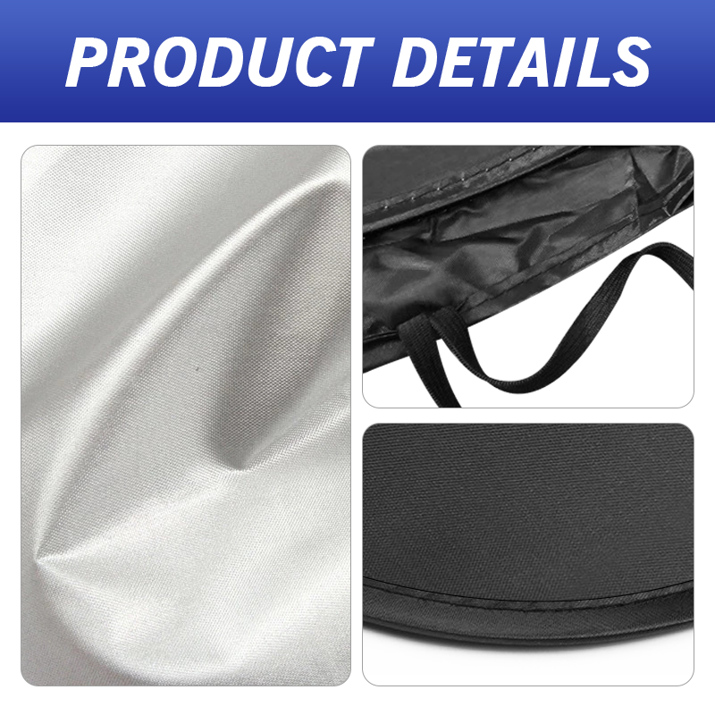 Custom Sun Shade For Toyota Prius 2010-2015 - Front Windshield Visor With Storage Bag
